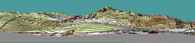 3D view of gap as seen from east